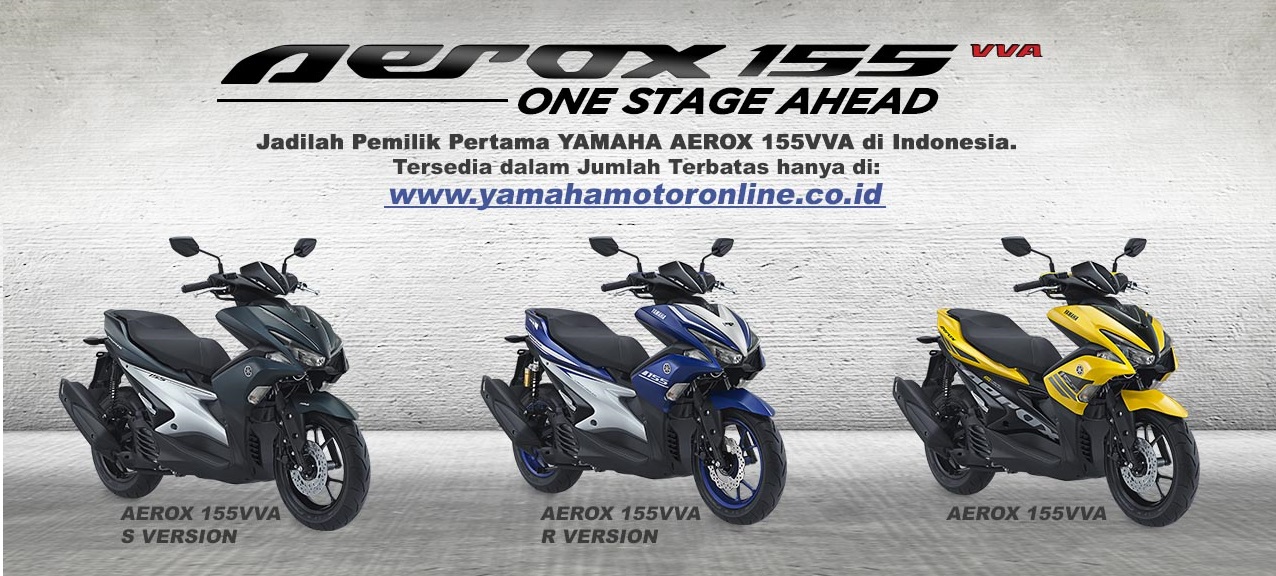 Booking Online Aerox 155VVA, Yamaha Sediakan Unit Terbatas! Dealer