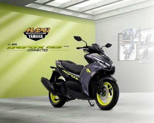 Yamaha all new aerox connected