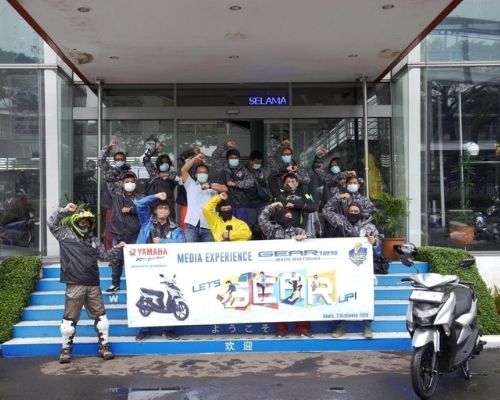 RIDING PERDANA, YAMAHA GEAR 125 BERSAMA AWAK MEDIA