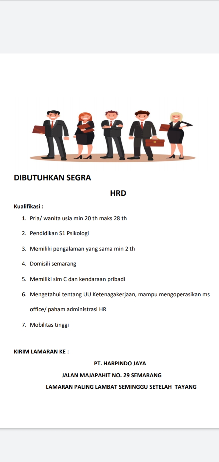 Get Info Lowongan Kerja 2021 Semarang Pictures