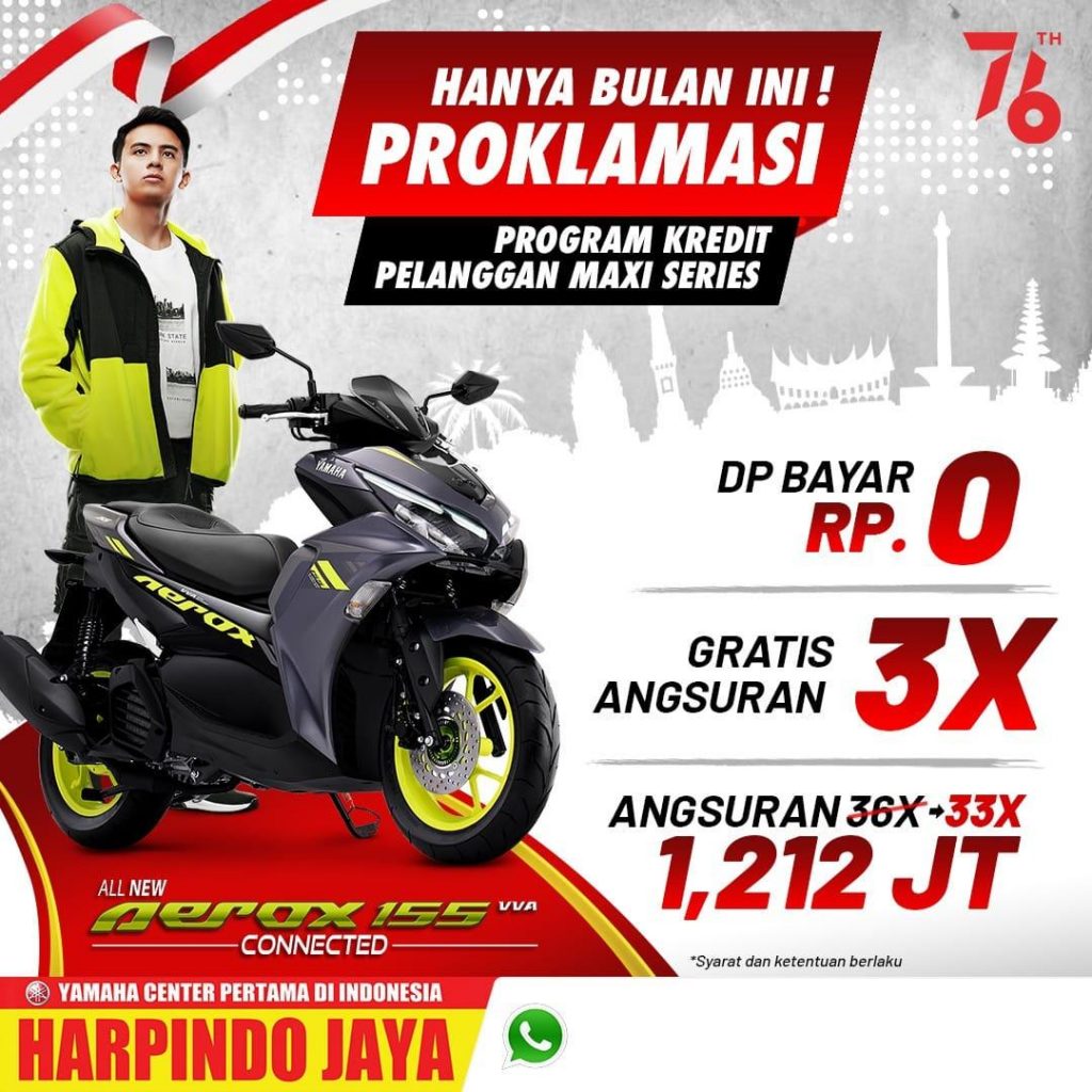 Promo Kredit Aerox Agustus 2021