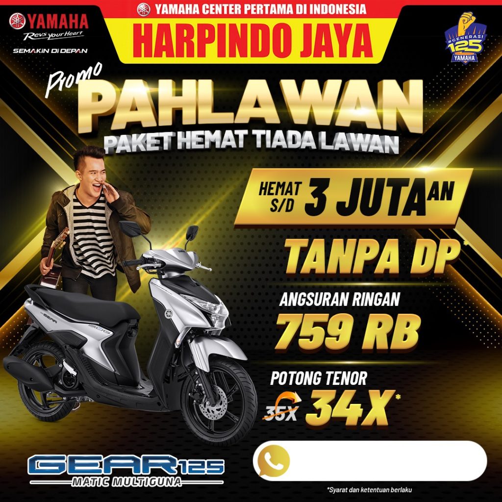 Promo Yamaha Gear Tanpa DP Jateng