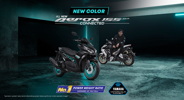 TAMPIL SEMAKIN SPORTY DENGAN WARNA BARU ALL NEW AEROX 155 CONNECTED VERSION
